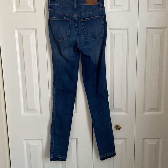 Madewell Taller 10" High-Rise Skinny‎ Jeans: Drop-Hem Edition Size 26 - Picture 7 of 11